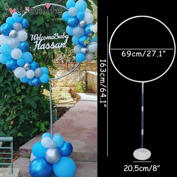 1set Round Circle Balloon Stand Arch For Wedding Decoration Baby Shower Kids Birthday Party Background Decorative Props Supplies
1set Round Circle Balloon Stand Arch For Wedding Decoration Baby Shower Kids Birthday Party Background Decorative Props Supplies