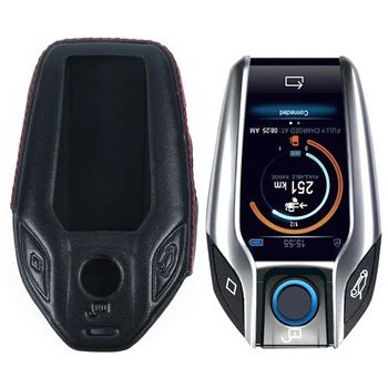 Newly Leather Display Key Fob Case Cover For BMW 2016/2017/2018 7 Series G11 G12 
Newly Leather Display Key Fob Case Cover For BMW 2016/2017/2018 7 Series G11 G12