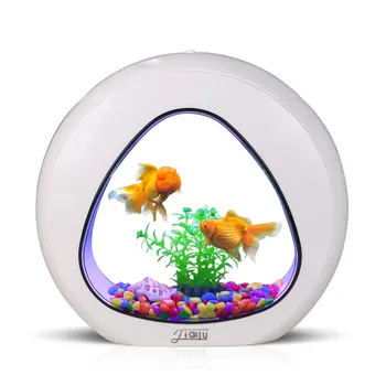 Aquarium aquarium living room mini small desktop goldfish bowl office ecological fish tank SP416 
Aquarium aquarium living room mini small desktop goldfish bowl office ecological fish tank SP416