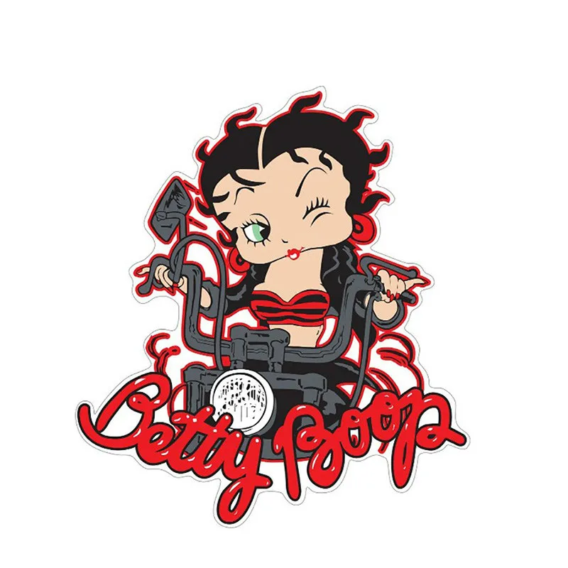 Reflective Betty Boop Biker Stickers Car Styling Vinyl Decals Graphic for Decor Window Bumper Car Stickers KK13*12cm
Reflective Betty Boop Biker Stickers Car Styling Vinyl Decals Graphic for Decor Window Bumper Car Stickers KK13*12cm