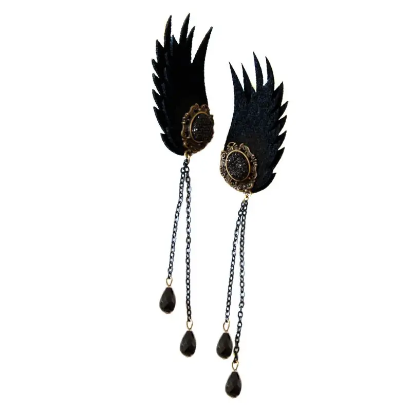 1Pair Women Tassel Wing Ear Earrings Retro Alloy Chain Pendant Pierced Ear Clip
1Pair Women Tassel Wing Ear Earrings Retro Alloy Chain Pendant Pierced Ear Clip