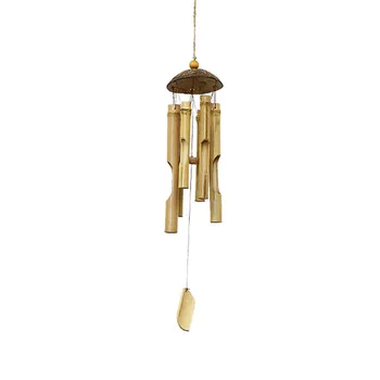 Natural Bamboo Wind Chime Furnishing Hanging Bell Ornament Window Decoration Wind Chime Hanging Ornament Outdoor Yard Wind Bell
Natural Bamboo Wind Chime Furnishing Hanging Bell Ornament Window Decoration Wind Chime Hanging Ornament Outdoor Yard Wind Bell
