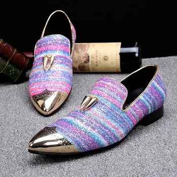Loafers Male Cowhide Pointed Casual Leather British Style Shoes Cow Leather Slip-on Genuine Leather Full Grain Leather for Men
Loafers Male Cowhide Pointed Casual Leather British Style Shoes Cow Leather Slip-on Genuine Leather Full Grain Leather for Men