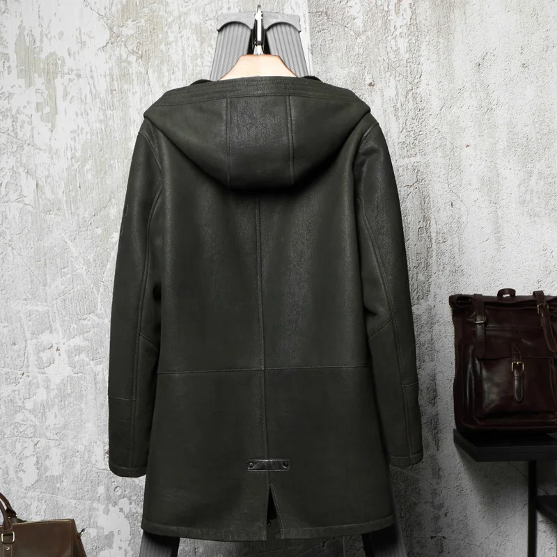 Leather Jacket Men Winter Lamb Liner Real Sheepskin Sheep Shearling Fur Coat Wool Jackets Plus Size P1219952 YY489
Leather Jacket Men Winter Lamb Liner Real Sheepskin Sheep Shearling Fur Coat Wool Jackets Plus Size P1219952 YY489