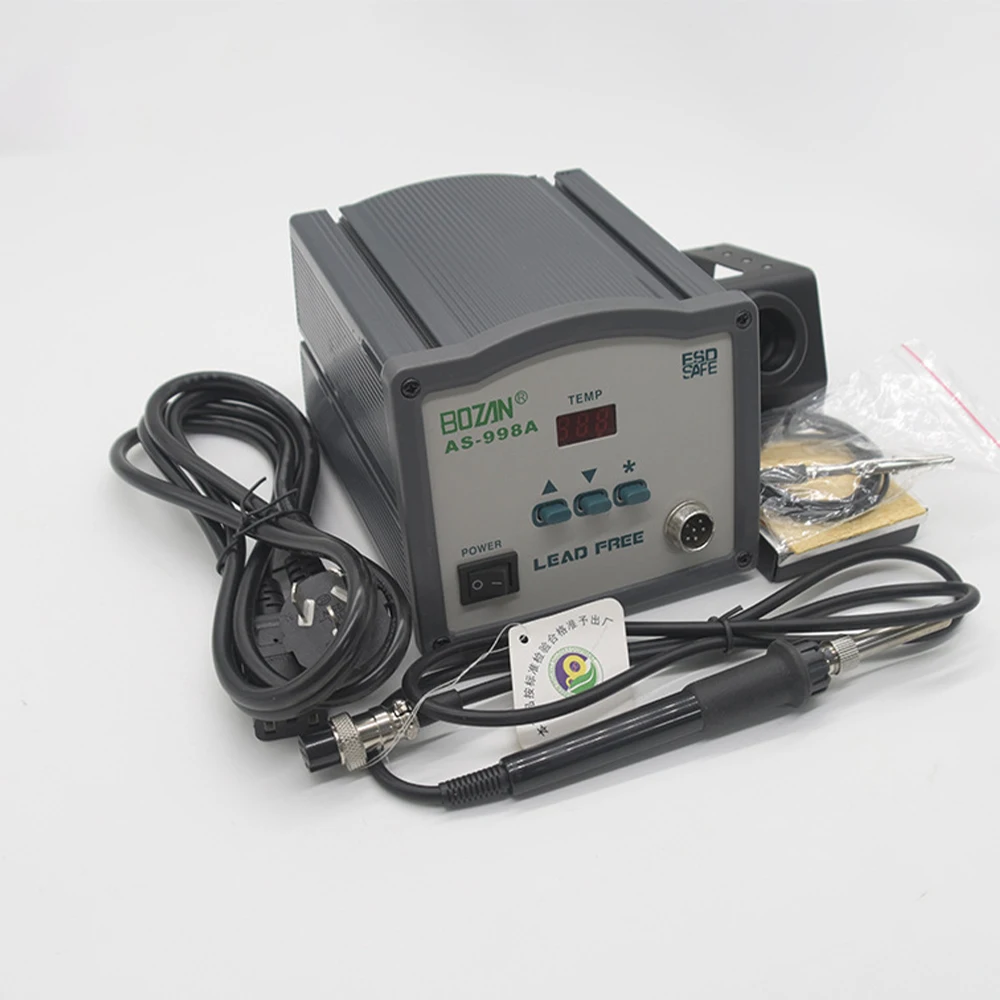 intelligent lead-free constant temperature soldering station BOZAN AS998A high-frequency eddy current soldering station
intelligent lead-free constant temperature soldering station BOZAN AS998A high-frequency eddy current soldering station