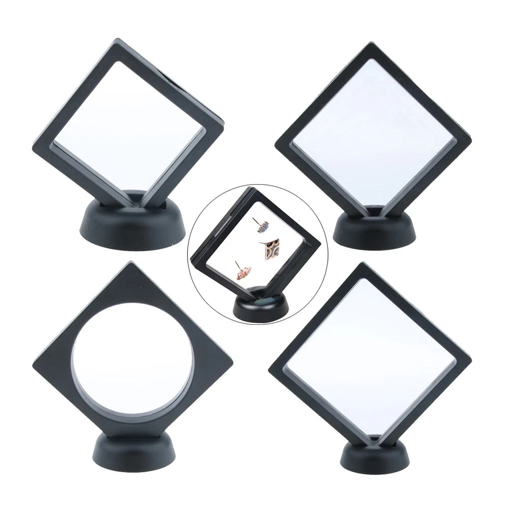 10 Pcs 3D Floating Frame Display Holder Coin Display Stand for Challenge Coins Jewelry Antique Medal Packaging Black&White 7x7cm
10 Pcs 3D Floating Frame Display Holder Coin Display Stand for Challenge Coins Jewelry Antique Medal Packaging Black&White 7x7cm
