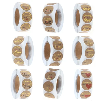 500pcs/roll thank you Stickers Round Natural Kraft cute stickers for Cake Packaging seal labels handmade sticker
500pcs/roll thank you Stickers Round Natural Kraft cute stickers for Cake Packaging seal labels handmade sticker
