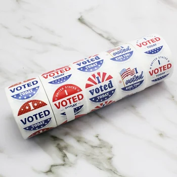 500Pcs/roll American Voted Stickers Labels Round Shape Student Councils, School Elections Stationery Sticker
500Pcs/roll American Voted Stickers Labels Round Shape Student Councils, School Elections Stationery Sticker