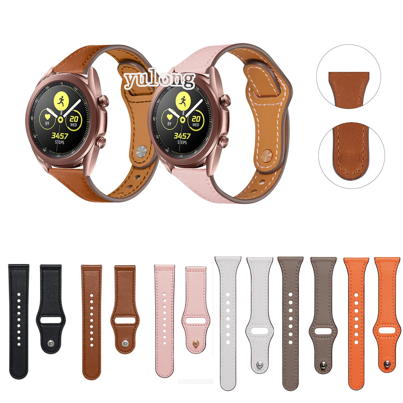 20mm 22mm Genuine Leather Band Strap For Samsung Galaxy Watch 42mm 46mm Galaxy Watch 3 41mm 45mm
20mm 22mm Genuine Leather Band Strap For Samsung Galaxy Watch 42mm 46mm Galaxy Watch 3 41mm 45mm