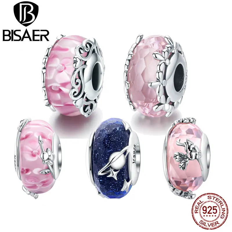 European Glass Beads BISAER 925 Sterling Silver Butterfly Star Heart Glass Beads Charms fit Bracelets Silver 925 Jewelry Perles
European Glass Beads BISAER 925 Sterling Silver Butterfly Star Heart Glass Beads Charms fit Bracelets Silver 925 Jewelry Perles