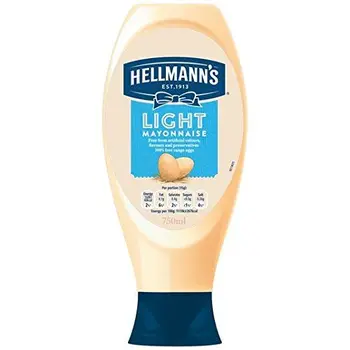 750 ml Luz Squeezy mayonesa Hellmann
750 ml Luz Squeezy mayonesa Hellmann