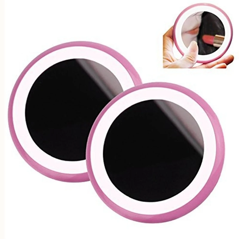 Mini Makeup Mirror With LED Lights Hand Fold Small Portable Micro Cable Battery Chargeable Cute Selfie Fill Light
Mini Makeup Mirror With LED Lights Hand Fold Small Portable Micro Cable Battery Chargeable Cute Selfie Fill Light