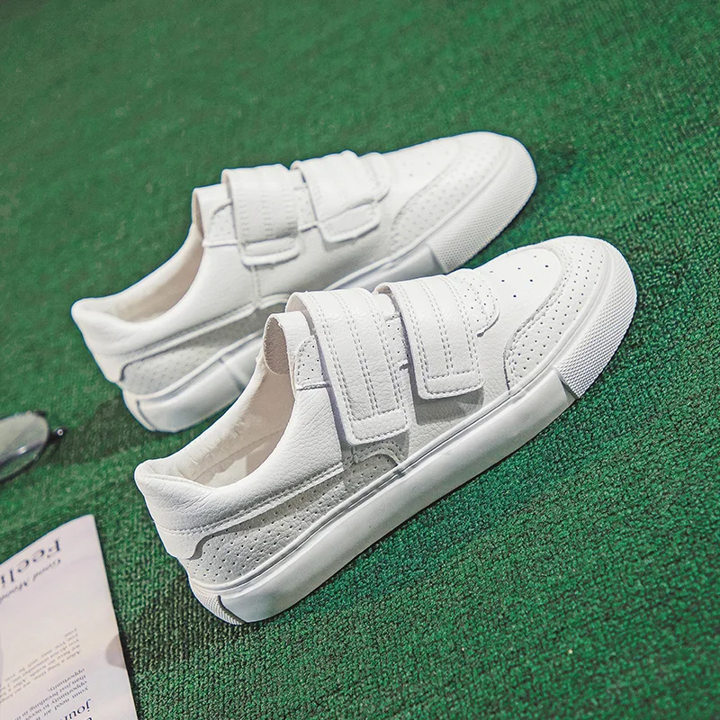 Summer Fashion Hook&loop White Flats Shoes Woman 2019 All-match Low Help Korean Comfortable Casual Solid Colors Women Sneakers
Summer Fashion Hook&loop White Flats Shoes Woman 2019 All-match Low Help Korean Comfortable Casual Solid Colors Women Sneakers