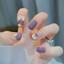 24pcs/box Full Cover Fake Nails Flower Short Half French Acrylic Nail Tips Press on Nails Professional Manicure Beauty Tools
24pcs/box Full Cover Fake Nails Flower Short Half French Acrylic Nail Tips Press on Nails Professional Manicure Beauty Tools