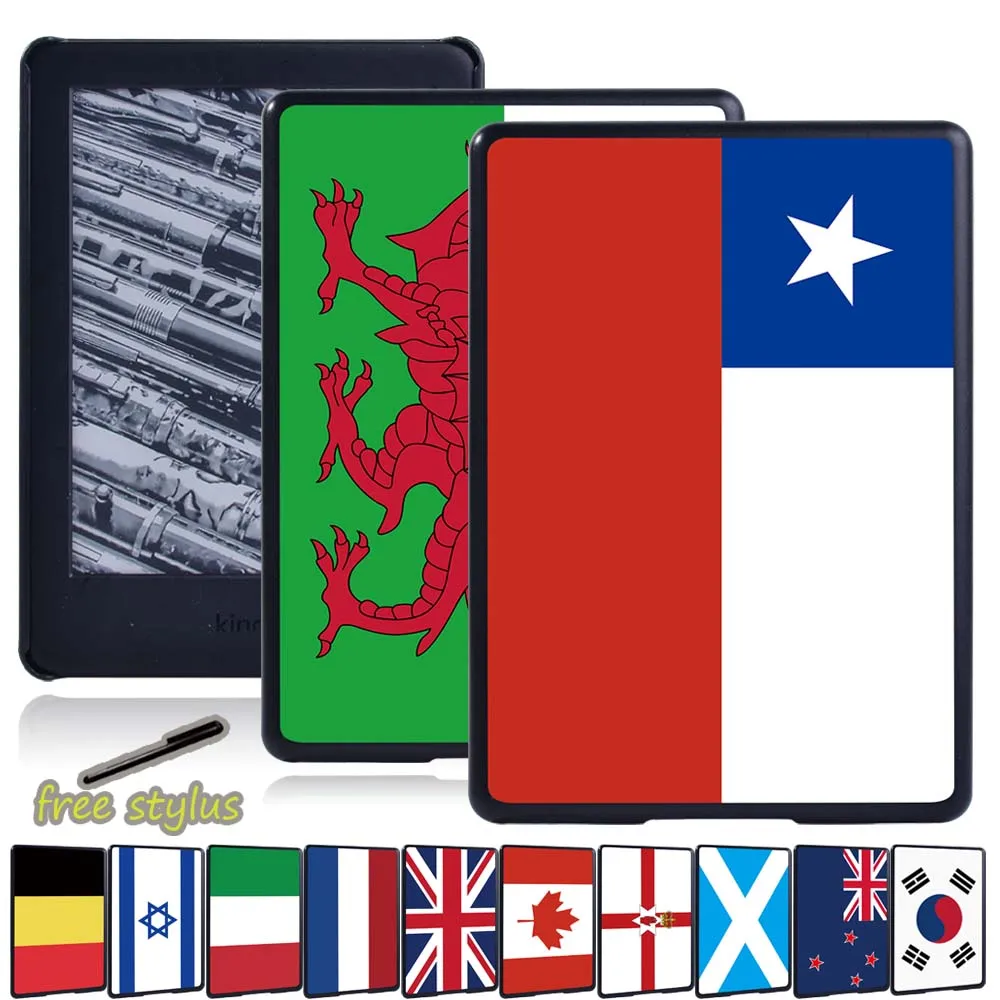 Tablet Hard Shell Fit Amazon Kindle EReader Paperwhite 1/2/3/4/Kindle 8th Gen 2016/10th Gen 2019- Flag Pattern Tablet Case + Pen
Tablet Hard Shell Fit Amazon Kindle EReader Paperwhite 1/2/3/4/Kindle 8th Gen 2016/10th Gen 2019- Flag Pattern Tablet Case + Pen