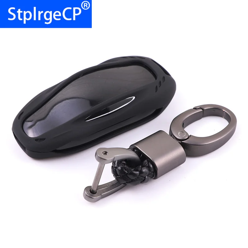 Luxurious black color Car Key Case Cover Key Shell Bag Protector for Tesla Model S with Key Chain for Model X
Luxurious black color Car Key Case Cover Key Shell Bag Protector for Tesla Model S with Key Chain for Model X