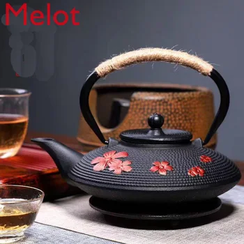 900ml Cast Iron Cherry blossoms Tea Kettle Teapot Tea Accessories Tea Set House Decor for Friends Family Wedding Tea Lovers 
900ml Cast Iron Cherry blossoms Tea Kettle Teapot Tea Accessories Tea Set House Decor for Friends Family Wedding Tea Lovers