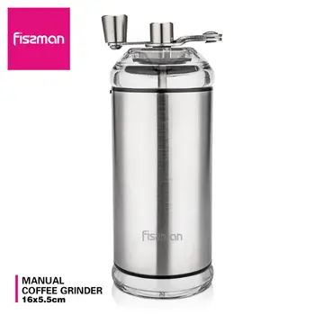 Fissman Stainless Steel Cylinder-shaped Coffee Grinder with Ceramic Grinder
Fissman Stainless Steel Cylinder-shaped Coffee Grinder with Ceramic Grinder