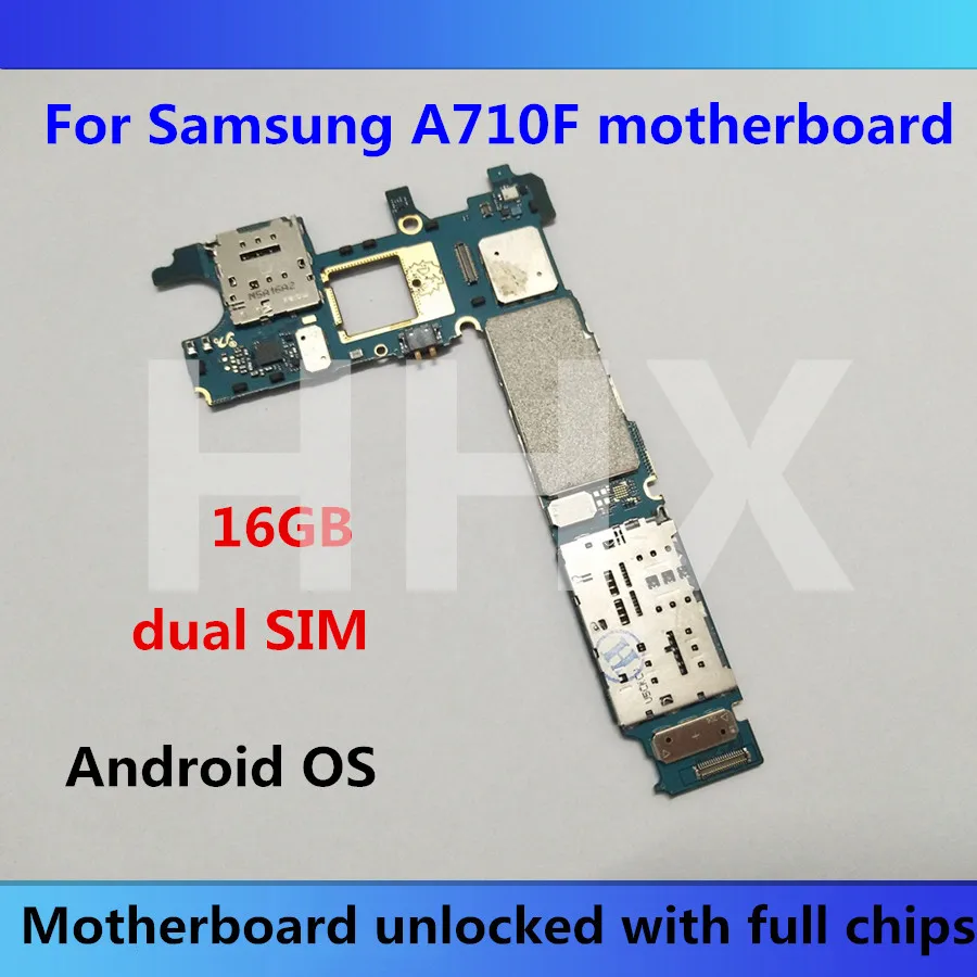unlocked for Samsung Galaxy A7 A710FD motherboard with full chips tested mainboard Android OS logic board A710F DUAL SIM
unlocked for Samsung Galaxy A7 A710FD motherboard with full chips tested mainboard Android OS logic board A710F DUAL SIM