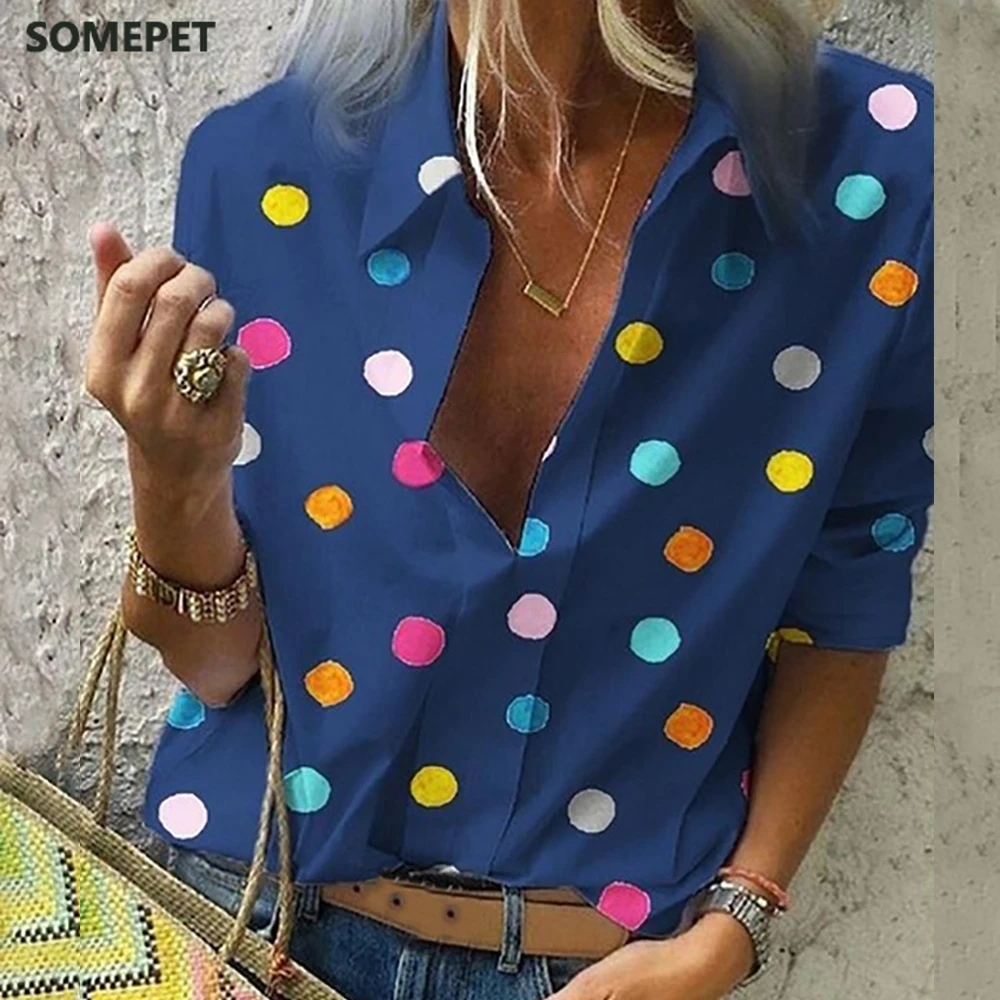 Bohemia Dot Print Blouse Women Pull Blusas Casual Autumn Tops 2020Ladies Shirt Chemisier Femme Plus Size Hawaiian Shirt
Bohemia Dot Print Blouse Women Pull Blusas Casual Autumn Tops 2020Ladies Shirt Chemisier Femme Plus Size Hawaiian Shirt