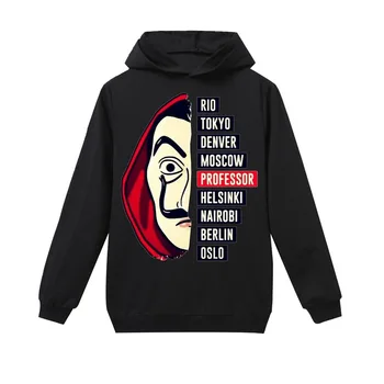 Boys Hooded Sweatshirt Spring clothes money heist Coat For girls 6-14 Years La casa de papel Kids Clothing Children outerwear
Boys Hooded Sweatshirt Spring clothes money heist Coat For girls 6-14 Years La casa de papel Kids Clothing Children outerwear