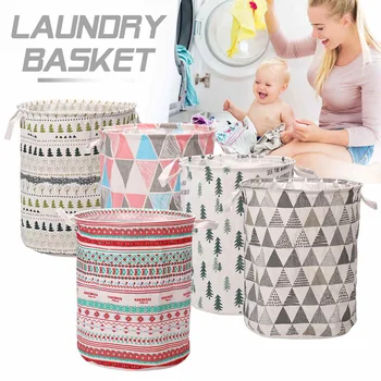 Folding Laundry Basket Large Capacity Round Storage Bin Bag Large Hamper Collapsible Clothes Toy Basket Bucket Organizer
Folding Laundry Basket Large Capacity Round Storage Bin Bag Large Hamper Collapsible Clothes Toy Basket Bucket Organizer