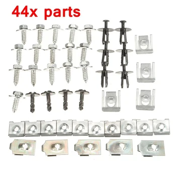44pcs Screw Shield Undertray Splash Guard Fasteners Durable Metal Accessories Clip Set Car Engine Under Cover Tray E46
44pcs Screw Shield Undertray Splash Guard Fasteners Durable Metal Accessories Clip Set Car Engine Under Cover Tray E46