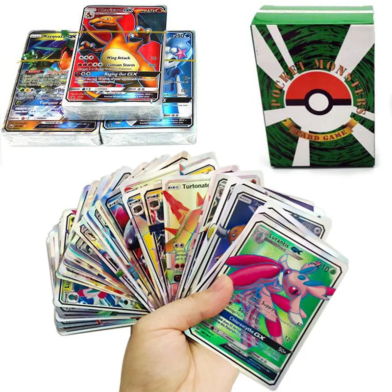 100 Pcs no repeat Pokemon GX card Shining TAKARA TOMY Cards Game Battle Carte Trading Children Gift Toy
100 Pcs no repeat Pokemon GX card Shining TAKARA TOMY Cards Game Battle Carte Trading Children Gift Toy