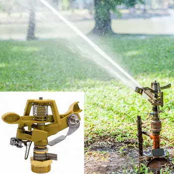 Multipurpose Auto-rotate Copper Rotate Water Sprinkler Spray Nozzle Connector Rocker Arm Garden Irrigation Watering Tool
Multipurpose Auto-rotate Copper Rotate Water Sprinkler Spray Nozzle Connector Rocker Arm Garden Irrigation Watering Tool