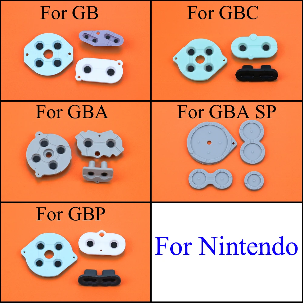 YuXi Rubber Conductive Buttons A-B D-pad Silicone Start Select Keypad for G-ame Boy Classic for G-BC for G-BA sp for G-B / GBP
YuXi Rubber Conductive Buttons A-B D-pad Silicone Start Select Keypad for G-ame Boy Classic for G-BC for G-BA sp for G-B / GBP