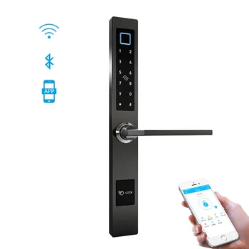 Waterproof WiFi TTLock APP Remote Unlock Smart Slide Door Digital Lock Code Fingerprint Electric Sliding Glass Wooden Door Lock
Waterproof WiFi TTLock APP Remote Unlock Smart Slide Door Digital Lock Code Fingerprint Electric Sliding Glass Wooden Door Lock