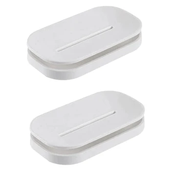 Soap Box Household Dormitory Portable Double Layer Personality Creative Soap Box Bathroom Toilet Simple Drain Soap Box 
Soap Box Household Dormitory Portable Double Layer Personality Creative Soap Box Bathroom Toilet Simple Drain Soap Box