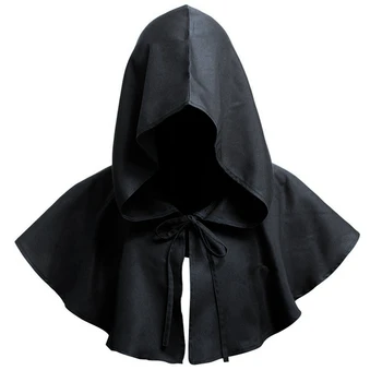 Halloween Lace Up Solid Party Open Front Halloween Witch Cosplay Cloak Hooded Cape Pagan Medieval Witchcraft Masquerade Cowl Hat
Halloween Lace Up Solid Party Open Front Halloween Witch Cosplay Cloak Hooded Cape Pagan Medieval Witchcraft Masquerade Cowl Hat