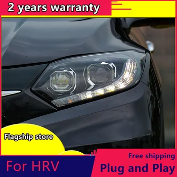 Car Styling For honda VEZEL HRV headlight LED headlight DRL front light Bi-Xenon lens HID
Car Styling For honda VEZEL HRV headlight LED headlight DRL front light Bi-Xenon lens HID