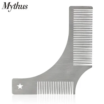 Mythus L Shaped Stainless Steel Beard Grooming Shaper Comb Tools Double Side Men's Mustache Styling Shaving Beard Template Comb
Mythus L Shaped Stainless Steel Beard Grooming Shaper Comb Tools Double Side Men's Mustache Styling Shaving Beard Template Comb