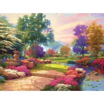 Gatyztory Frame DIY Painting By Numbers Park Landscape Handpainted Oil Painting Modern Home Art Canvas Colouring 60x75cm 
Gatyztory Frame DIY Painting By Numbers Park Landscape Handpainted Oil Painting Modern Home Art Canvas Colouring 60x75cm