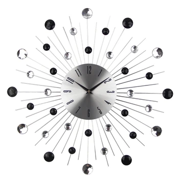 Gypsophila Diamond Fashion Wall Clock Wrought Iron Clock Creative Clock Vintage Metal Art Wall Clock 
Gypsophila Diamond Fashion Wall Clock Wrought Iron Clock Creative Clock Vintage Metal Art Wall Clock