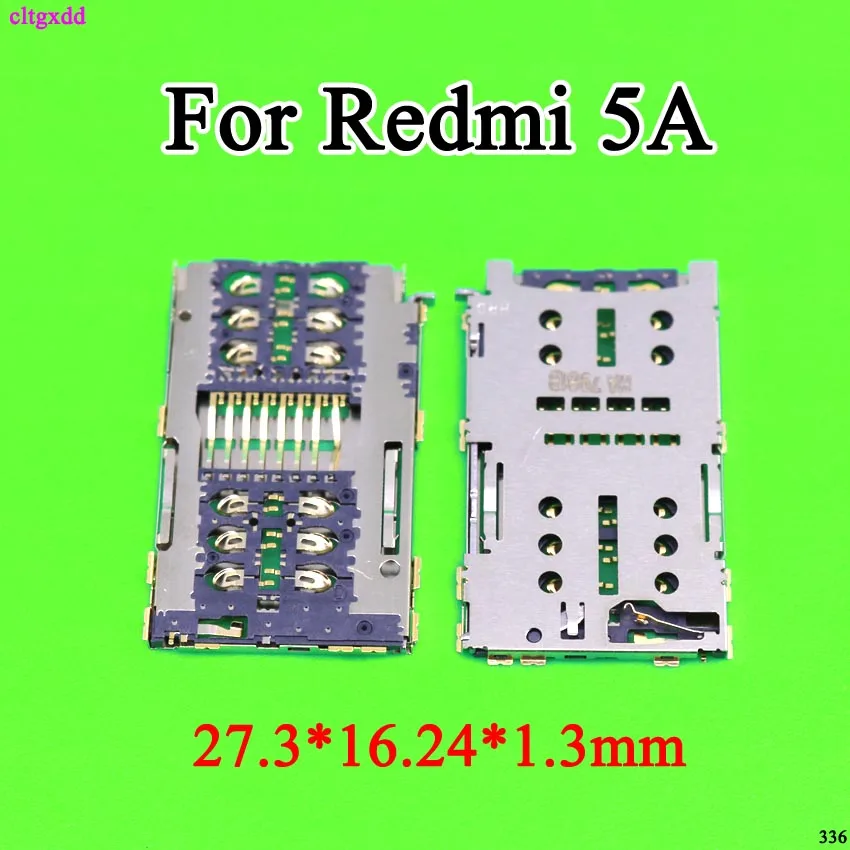 2X for Xiaomi Redmi 5A SIM Card Slot Reader SIM Card Connector Socket Holder Tray for Redmi 5A Card Reader Repair Spare Parts
2X for Xiaomi Redmi 5A SIM Card Slot Reader SIM Card Connector Socket Holder Tray for Redmi 5A Card Reader Repair Spare Parts