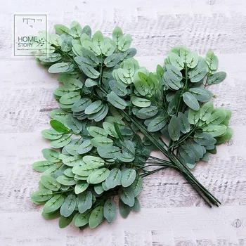 120Pcs/lot Artificial green Leaf Plants 50 Leaves 3 branches Artificial Tree Silk Branches Stem Wedding Garden home Decoration
120Pcs/lot Artificial green Leaf Plants 50 Leaves 3 branches Artificial Tree Silk Branches Stem Wedding Garden home Decoration