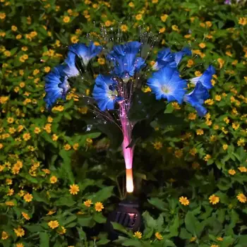 Solar LED Lawn Lamp Spike Waterproof Morning Glory Outdoor Color Light Automatic charging Seven Color LED Gradual Change Light
Solar LED Lawn Lamp Spike Waterproof Morning Glory Outdoor Color Light Automatic charging Seven Color LED Gradual Change Light