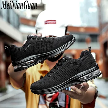 Air Cushion Men Sneakers Air Mesh Sport Shoes Male Low Top Shoes Man Running Man Walking Shoes Black Mens Shoes Sports Shoes I4 
Air Cushion Men Sneakers Air Mesh Sport Shoes Male Low Top Shoes Man Running Man Walking Shoes Black Mens Shoes Sports Shoes I4