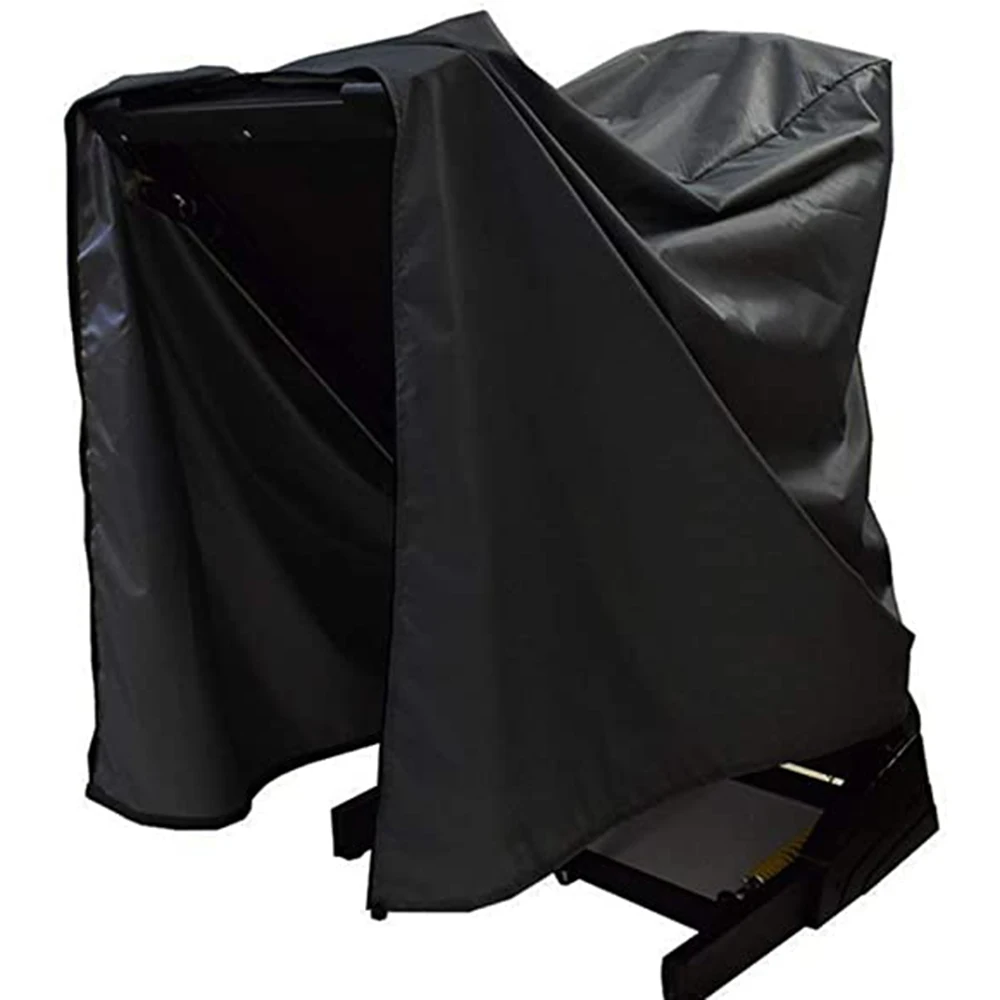 

Treadmill Cover, Folding Treadmill Cover, Dustproof and Waterproof Cover, Oxford Cloth Waterproof Sunscreen Cover(Black)will bag