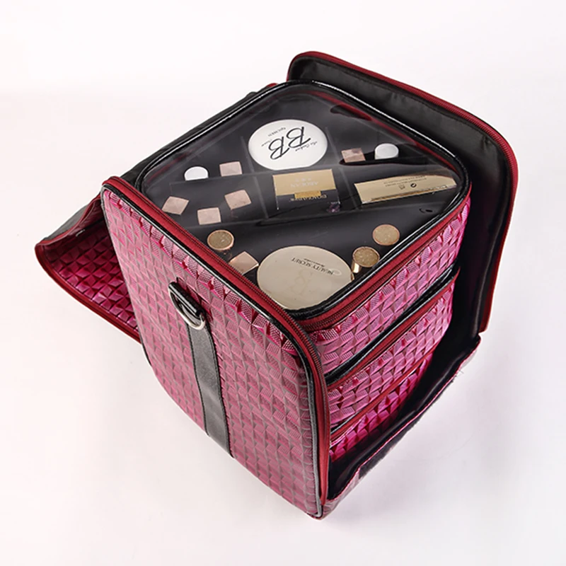Travel Cosmetic Bag Oversized Woman Large Capacity Storage Box PVC Material Waterproof Fashion High Quality Female Beauty Box
Travel Cosmetic Bag Oversized Woman Large Capacity Storage Box PVC Material Waterproof Fashion High Quality Female Beauty Box