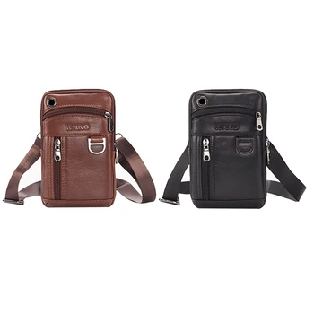 LJL-YIANG Men's Belt Bag Mobile Phone Bag Mini Shoulder Bag Waterproof Black Wallet Multifunctional Shoulder Messenger Bag
LJL-YIANG Men's Belt Bag Mobile Phone Bag Mini Shoulder Bag Waterproof Black Wallet Multifunctional Shoulder Messenger Bag