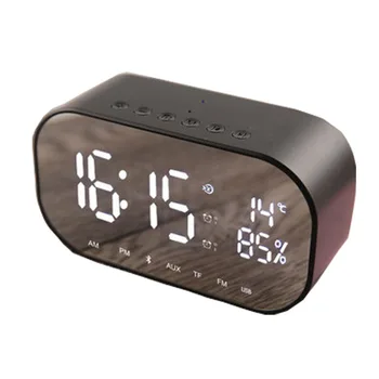Decoration Alarm Clock Metal Dual Speaker Music Player Bluetooth Led Desktop Wireless Bedside Mirror Surface
Decoration Alarm Clock Metal Dual Speaker Music Player Bluetooth Led Desktop Wireless Bedside Mirror Surface