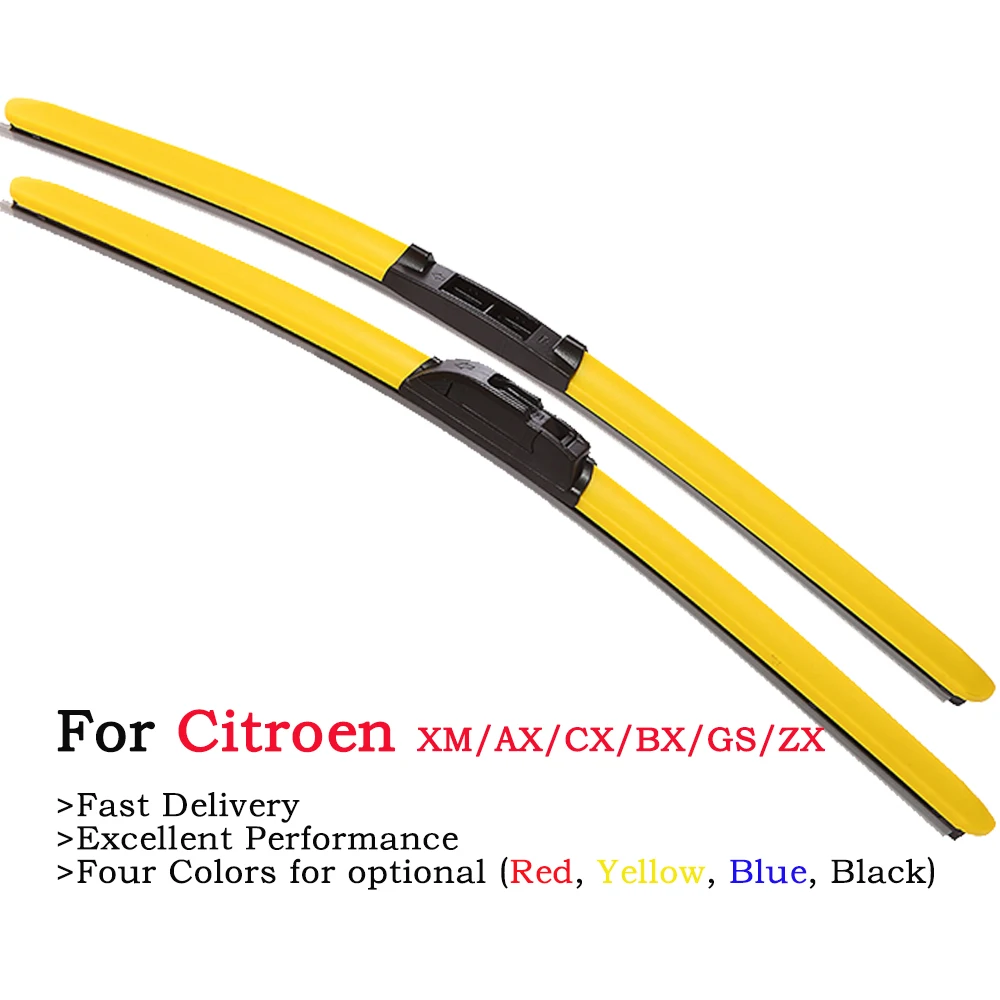 HESITE Color Hybrid Windshield Wipers For Cirtoen XM ZX VISA LN LNA GSA GSX GS CX C Zero C35 C25 BX AXEL AX Models Wiper Blades
HESITE Color Hybrid Windshield Wipers For Cirtoen XM ZX VISA LN LNA GSA GSX GS CX C Zero C35 C25 BX AXEL AX Models Wiper Blades