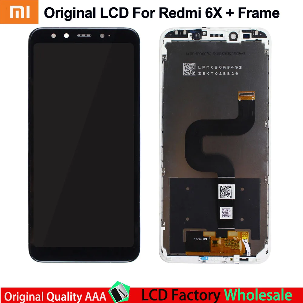 AAA original Tested LCD With Frame For XiaoMi Mi A2 MIA2 LCD Display Screen Replacement For XiaoMi 6X LCD Digiziter Assembly
AAA original Tested LCD With Frame For XiaoMi Mi A2 MIA2 LCD Display Screen Replacement For XiaoMi 6X LCD Digiziter Assembly
