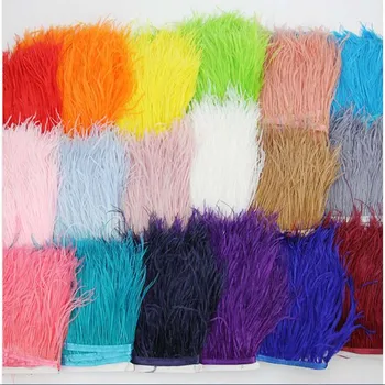 8-15cm ostrich feather trims dyed Ostrich feather Ribbons for party Dress Decoration Sewing accessory ostrich feathers Crafts 
8-15cm ostrich feather trims dyed Ostrich feather Ribbons for party Dress Decoration Sewing accessory ostrich feathers Crafts