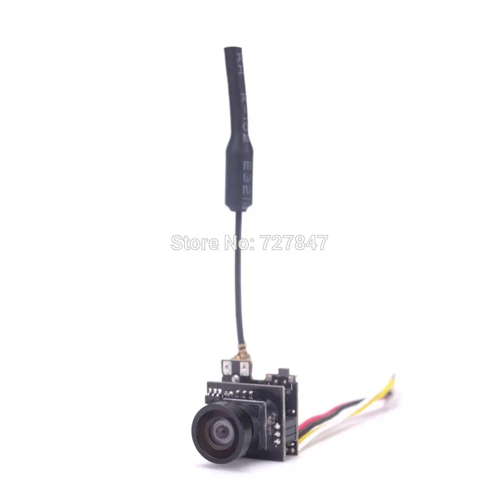 

LST-S2 5.8G 800TVL HD Micro CMOS FPV Camera 150-Degree Angle Of View 3.6g Ultralight VTX 25MW Transmitter NTSC / PAL Switchable