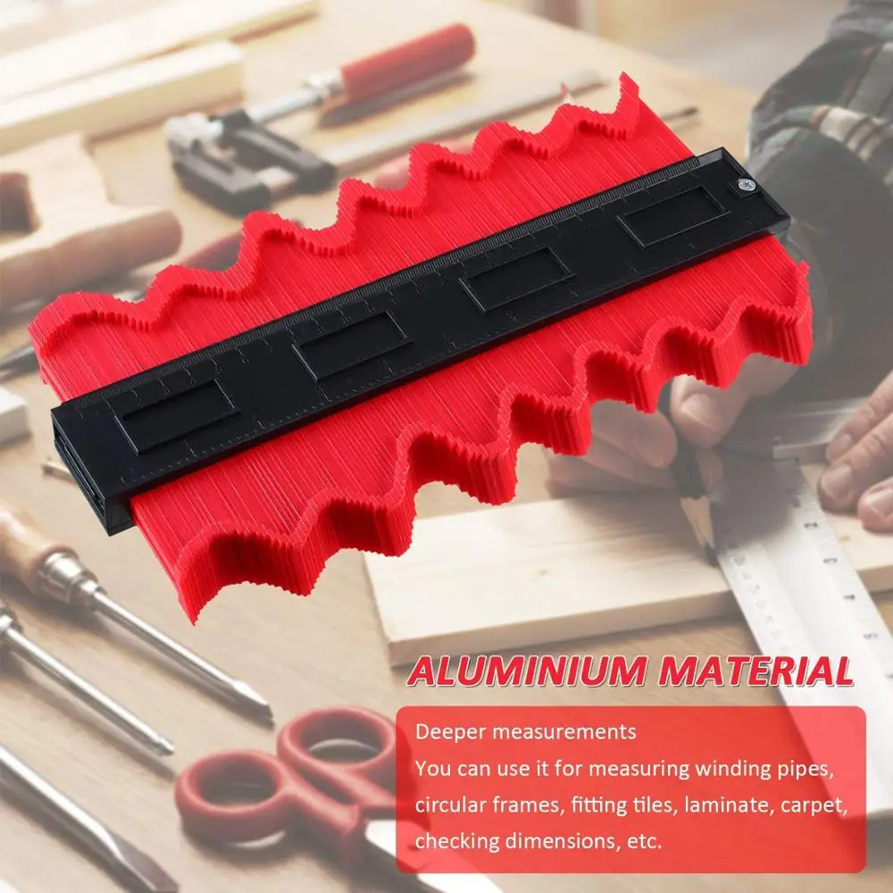 Plastic Contour Profil 5 inch Shape Contour Gauge Duplicator Profile Measuring Tool Duplication Gauge 
Plastic Contour Profil 5 inch Shape Contour Gauge Duplicator Profile Measuring Tool Duplication Gauge